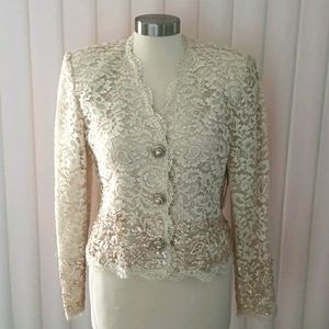 Rickie Freeman 💞 NEW VINTAGE lace Jacket